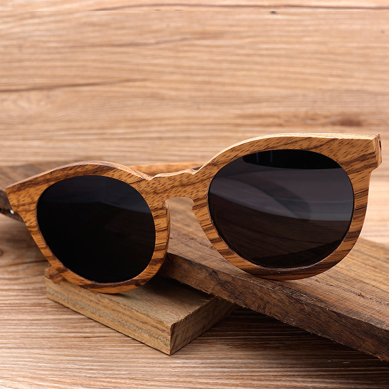 Wooden eco-friendly sunglasses