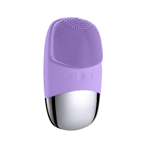 Mini Electric Silicone Face Cleansing Brush & Massager