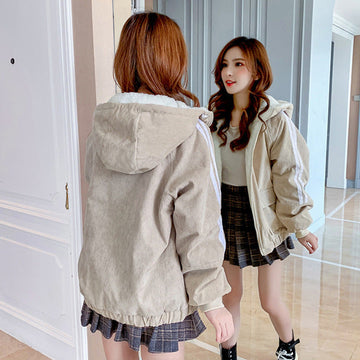 Apricot Hooded