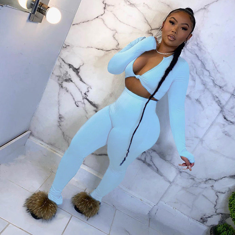 Casual Summer 2-Piece Set Ladies Tracksuit