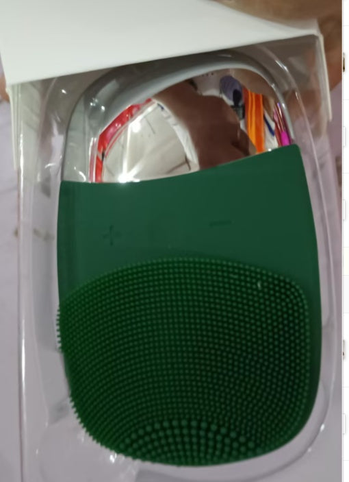Mini Electric Silicone Face Cleansing Brush & Massager