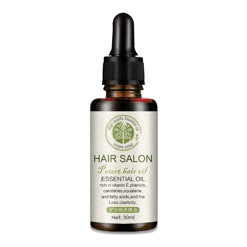 30ml bottle of Hair Care Essential Oil with dropper for hair nourishment and protection
