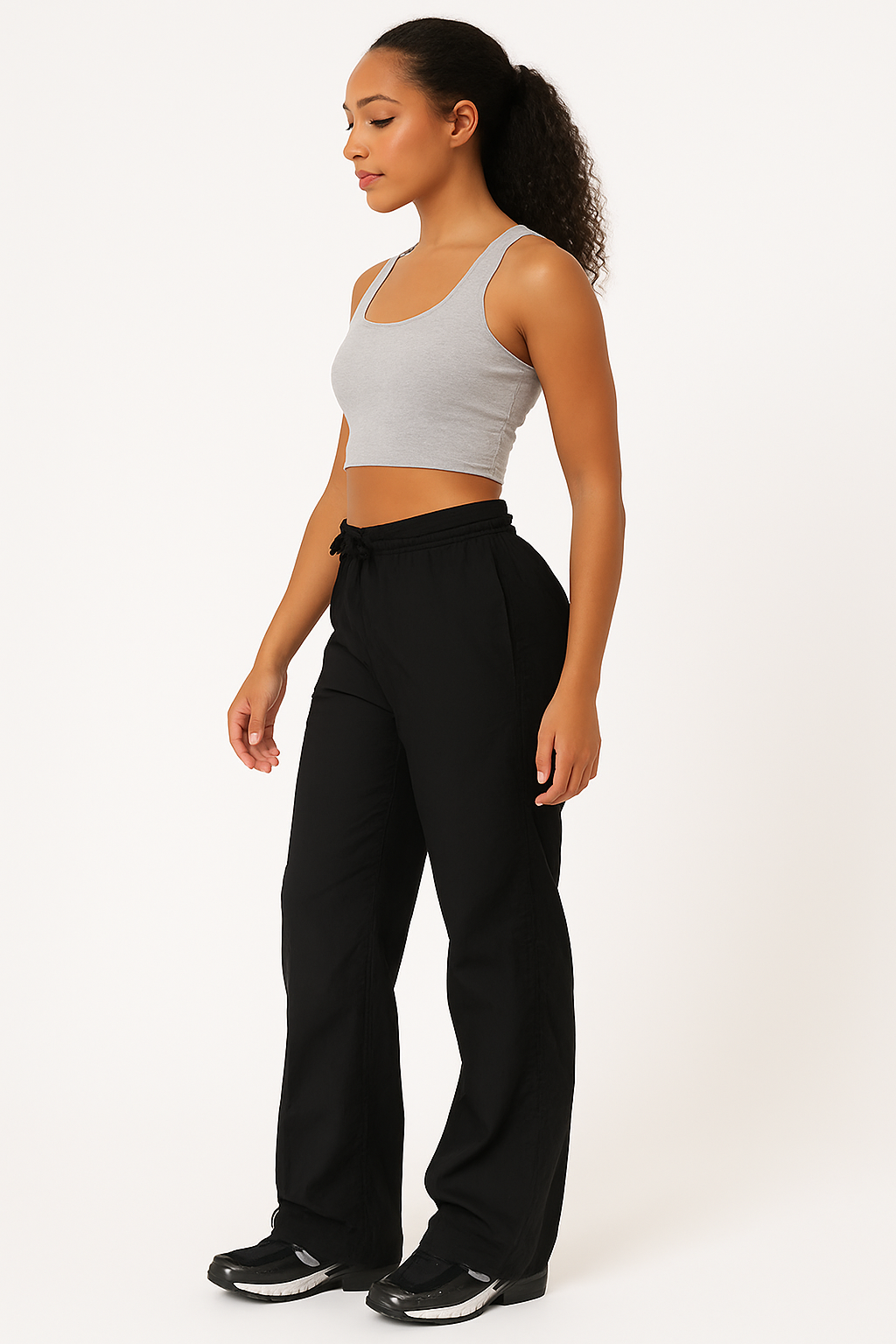 Women’s Vintage Street Cargo Jeans – Trendy High-Waist Utility Pants