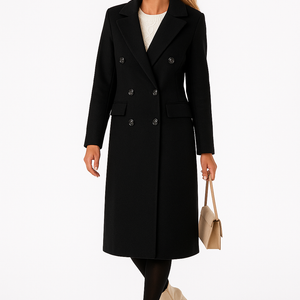 Casual Woolen Coat Women