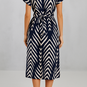 Striped Midi Dress