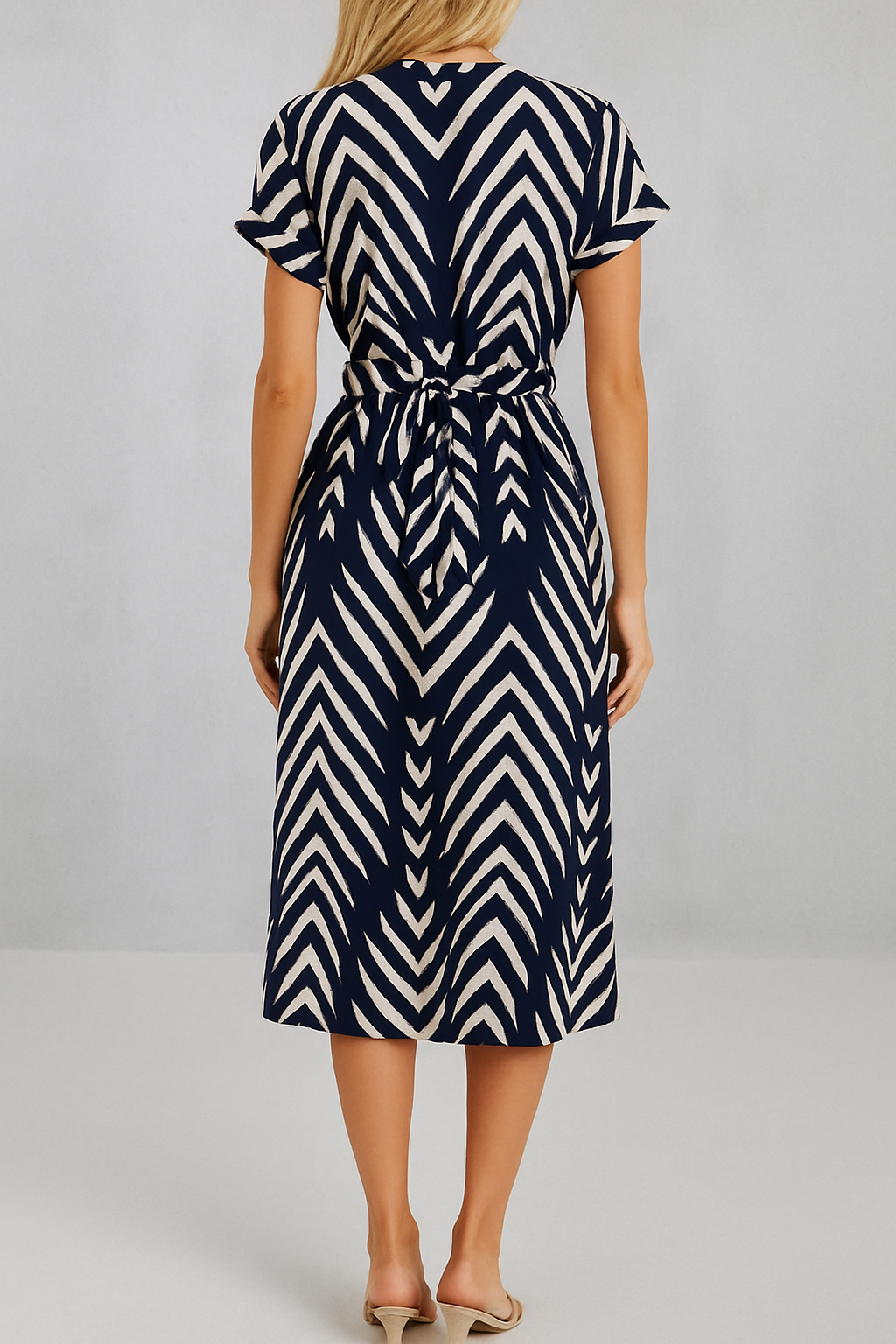 Striped Midi Dress