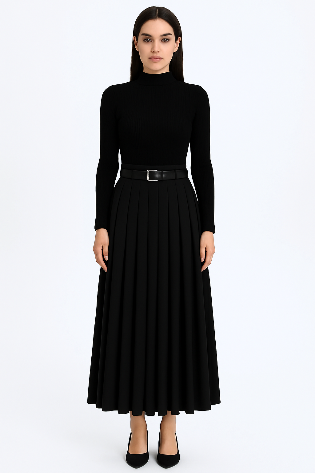 Black Skirt Suit