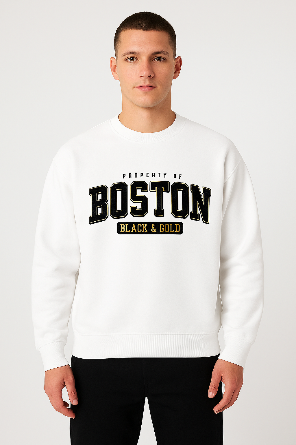 Luxury Men’s Crew Neck Sweatshirt