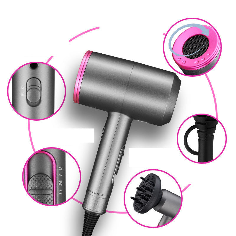 Hair Dryer Hair Blow Dryer Fast Straight Hot Air Styler 3 Heat Setting