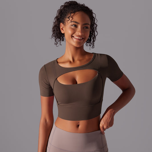 Double-Layer Yoga Top
