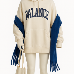 Hooded Printed Top
